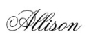 Signature - Allison